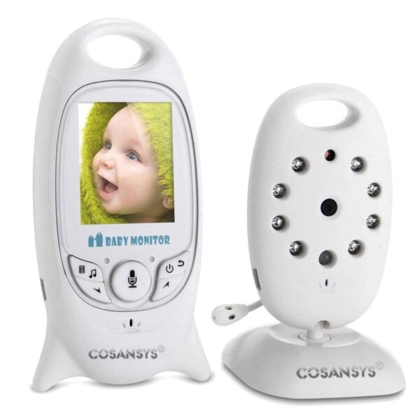 Babyphone mit Kamera und Monitor/2.0 Zoll LCD kabellose Überwachungskamera ( Schlafmodus, Nachtsicht, Temperatursensor, Schlaflieder )