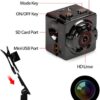 Tech Mini Kamera Full HD Überwachungskamera mit Infrarot Nachtsicht und Bewegungserkennung, mit 32G SD-karte
